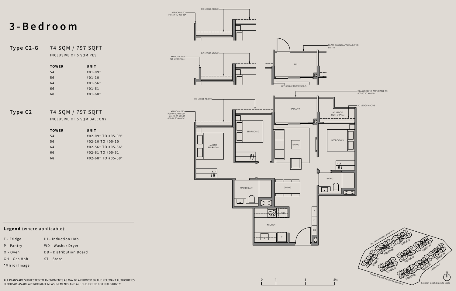 3 Bedroom Basic, Type C2