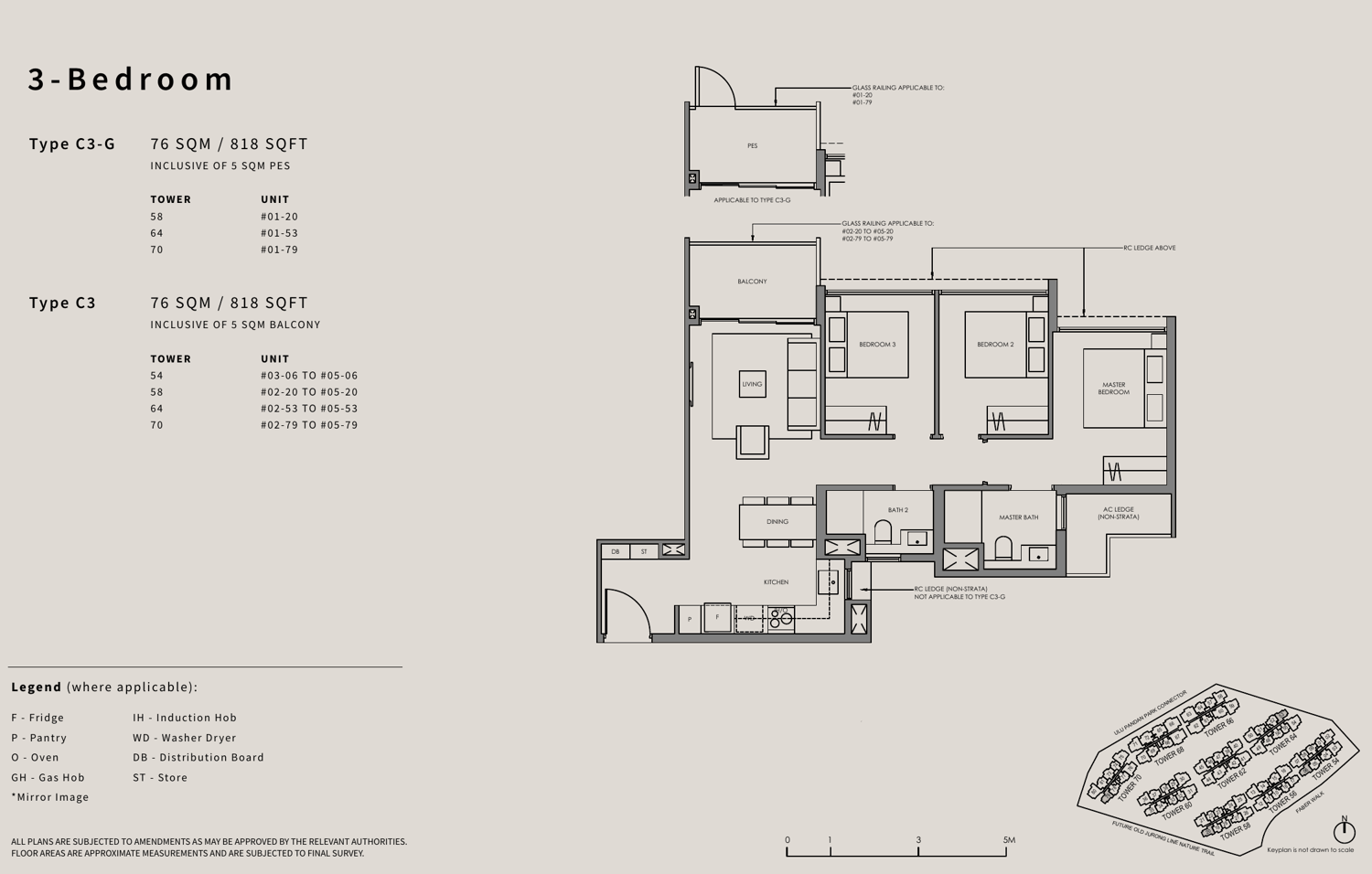 3 Bedroom Basic, Type C3