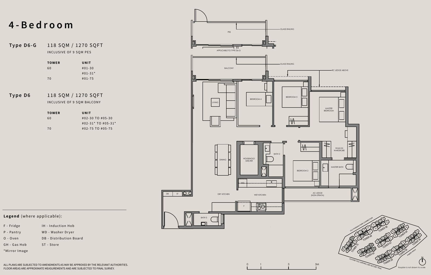 4 Bedroom Standard, Type D6