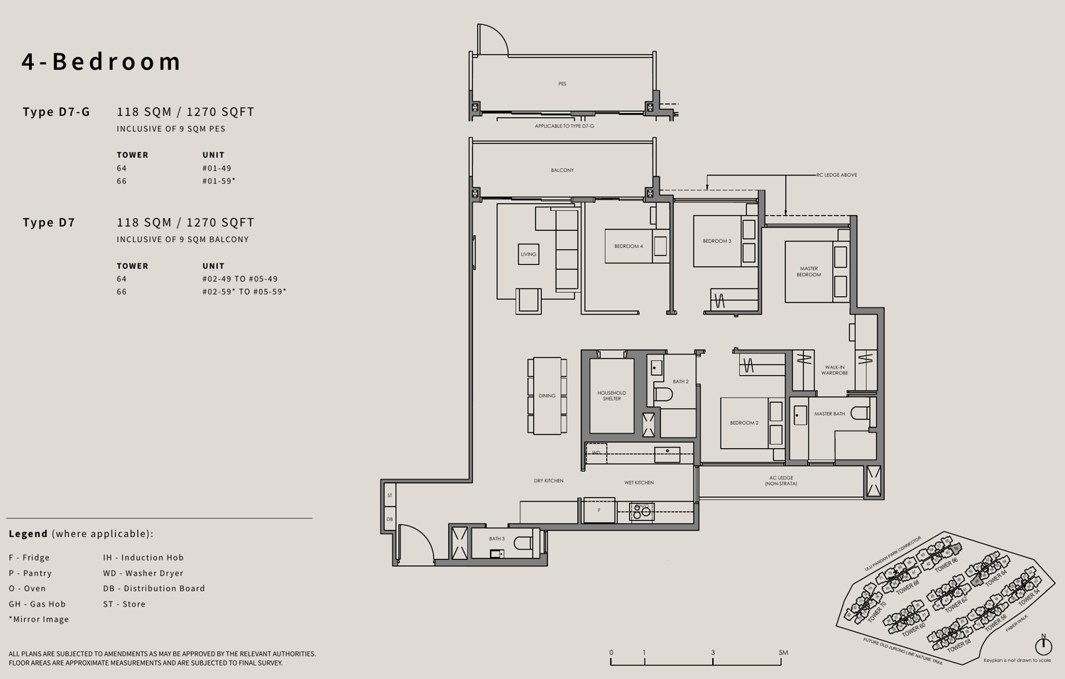 4 Bedroom Standard, Type D7