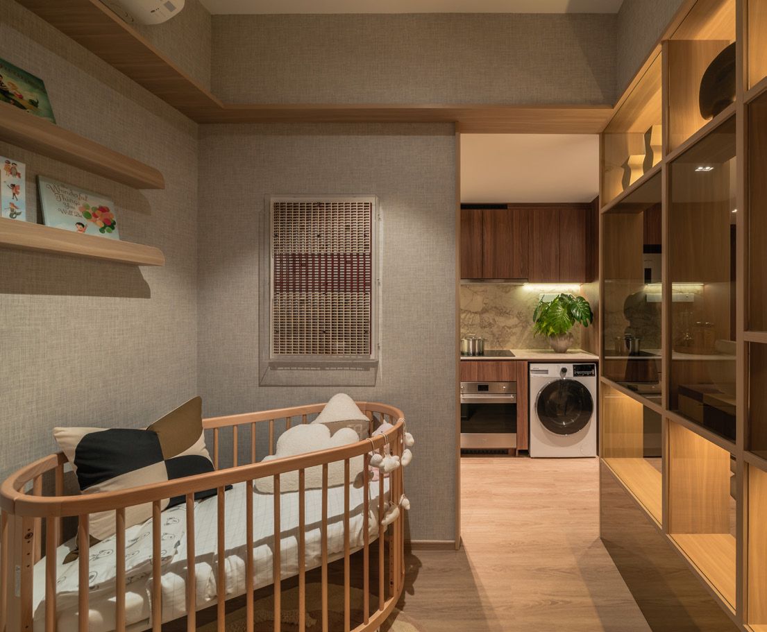 Nursery and kitchen